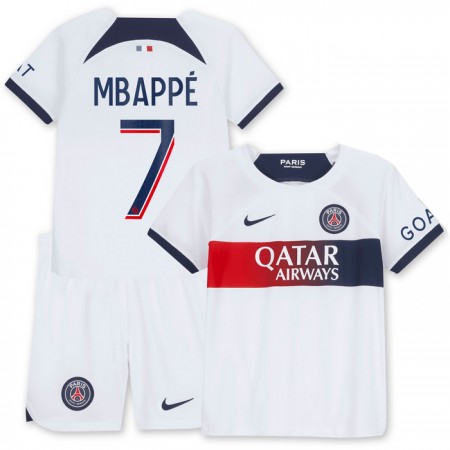 Paris Saint-Germain Mbappé Venkovní 2023-24 - Dětské Fotbalové Dresy (S/S) Paris Saint-Germain Mbappé Venkovní 2023-24 - Dětské Fotbalové Dresy (S/S)
